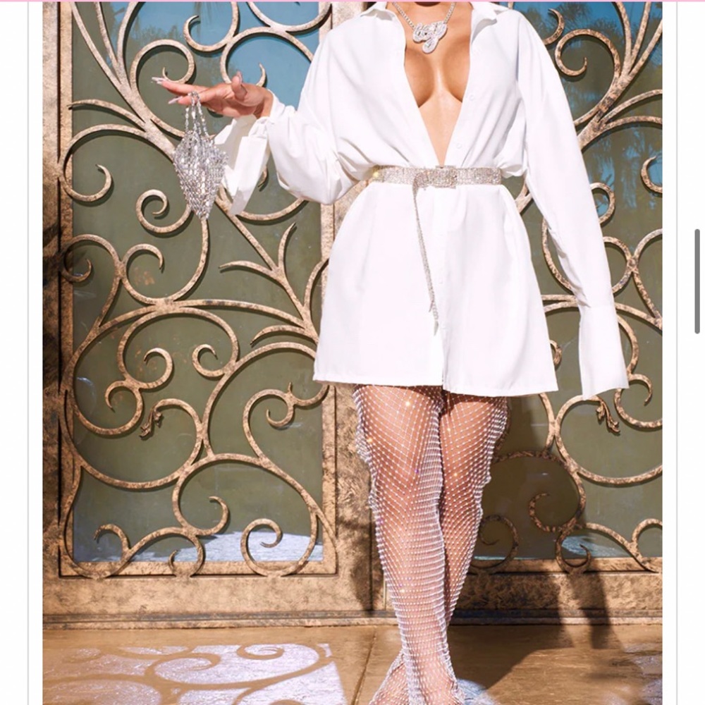 White Oversized Dress